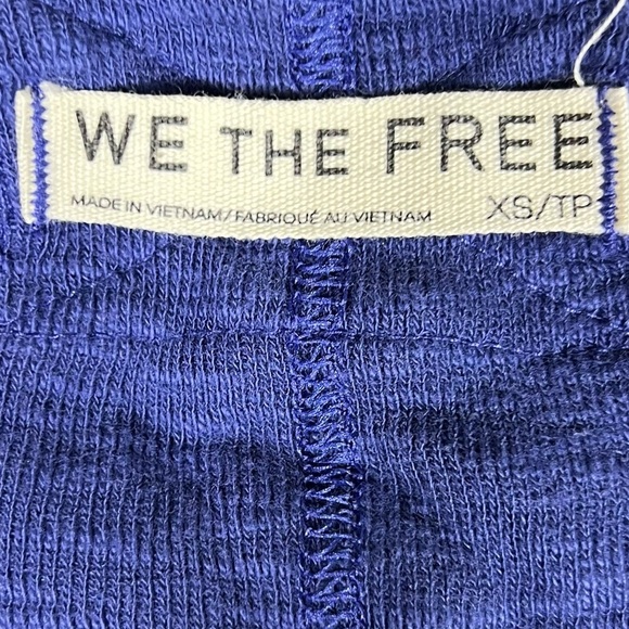 Free People Cardigan Womens XS We The Free Tipton Cardi Cropped Preppy Fall - Picture 4 of 7